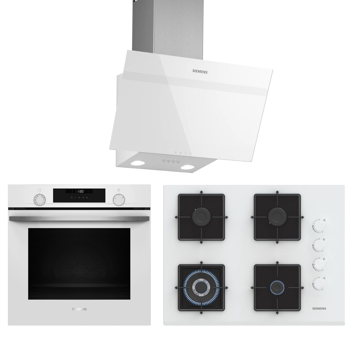 Siemens Beyaz Ankastre Set