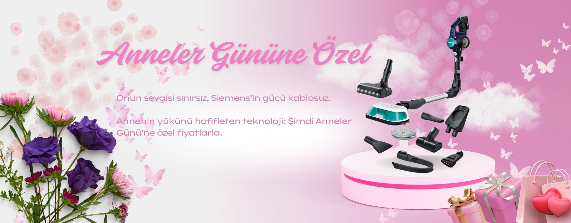 Siemens Dikey Süpürge Anneler Günü İndirimi