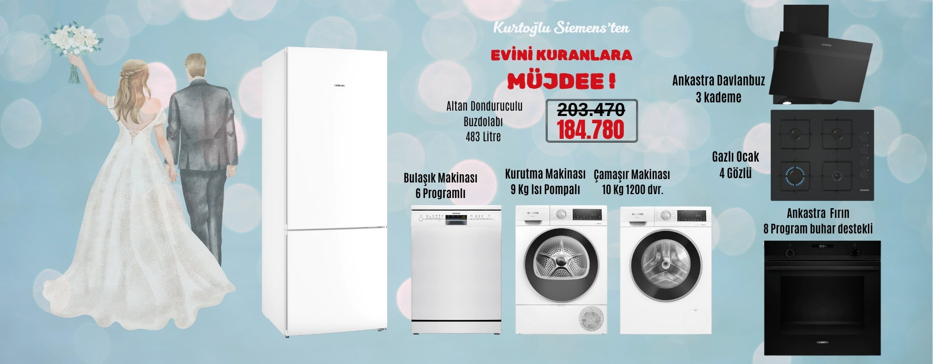 Siemensten Yeni Evlenecek Çiftlere Özel Kampanya