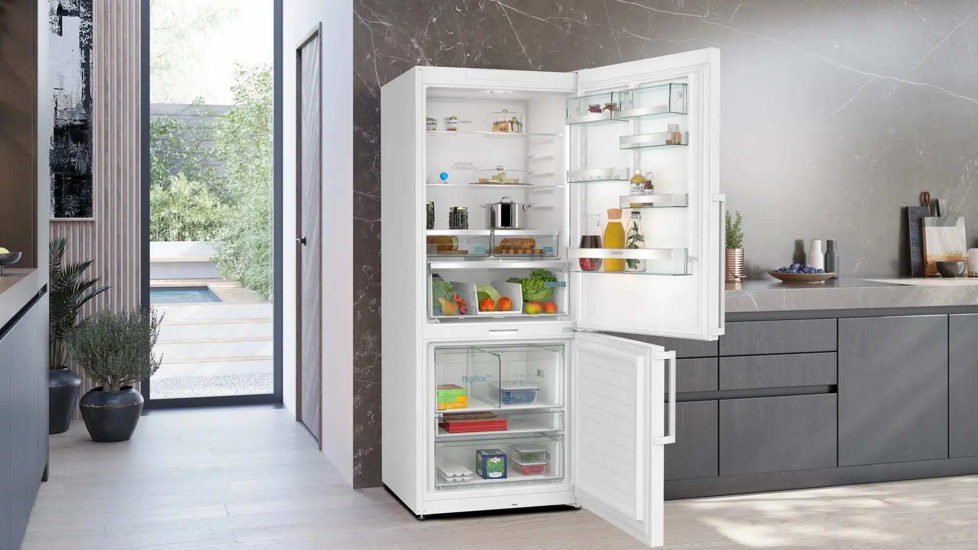 iQ700 Alttan Donduruculu Buzdolabı 186 x 75 cm Beyaz