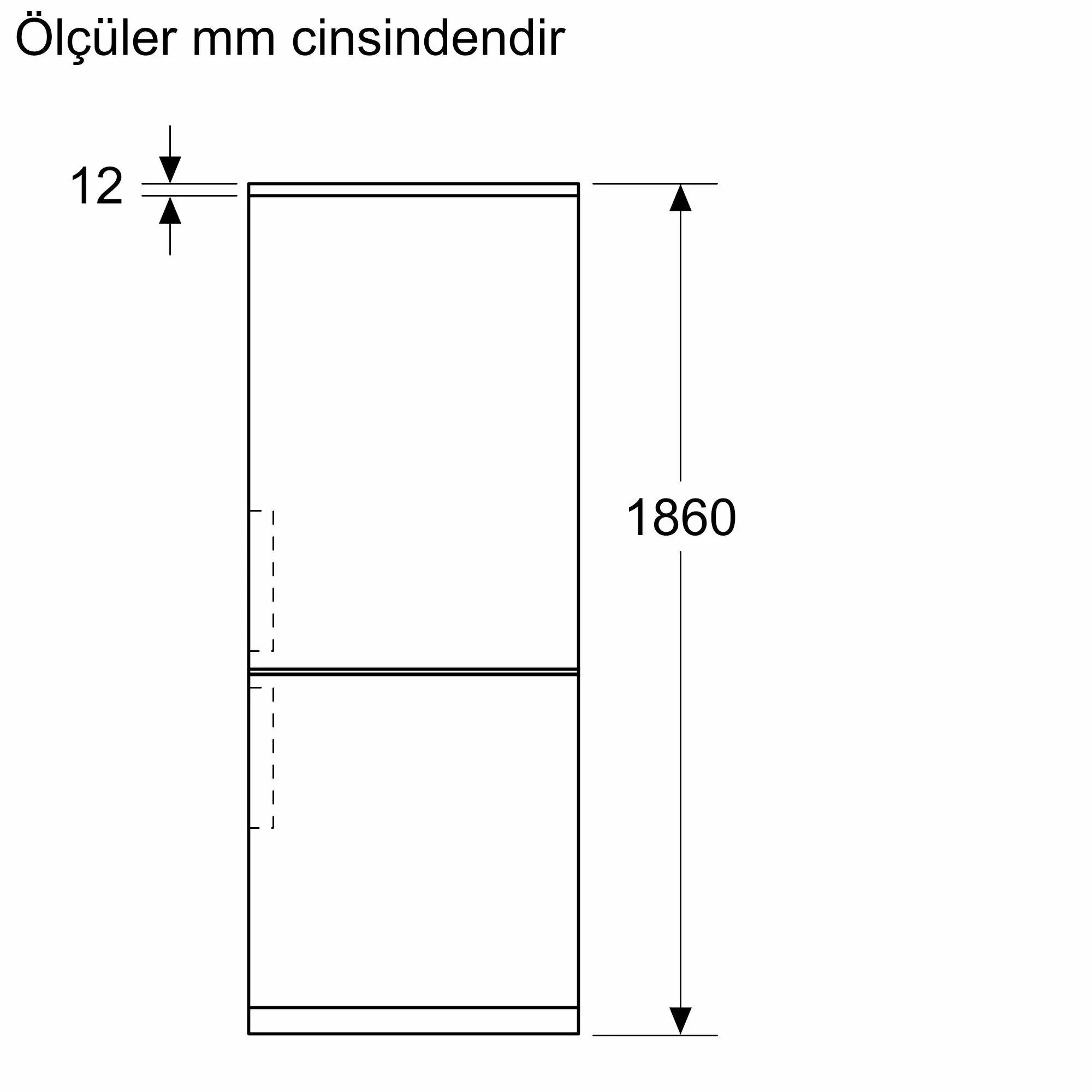 iQ700 Alttan Donduruculu Buzdolabı 186 x 86 cm Kolay temizlenebilir Inox iQ700 Alttan Donduruculu Buzdolabı 186 x 86 cm Kolay temizlenebilir Inox