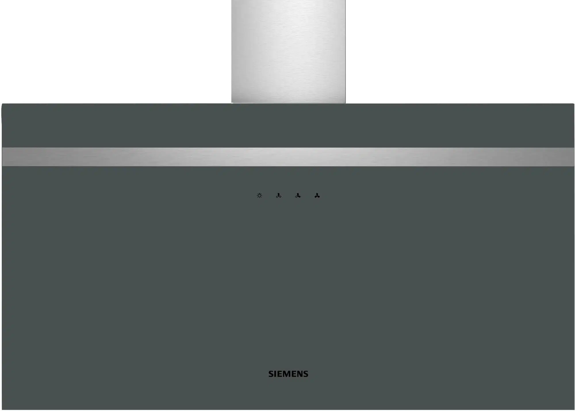 iQ300 Duvar Tipi Davlumbaz 90 cm clear glass titanium printed